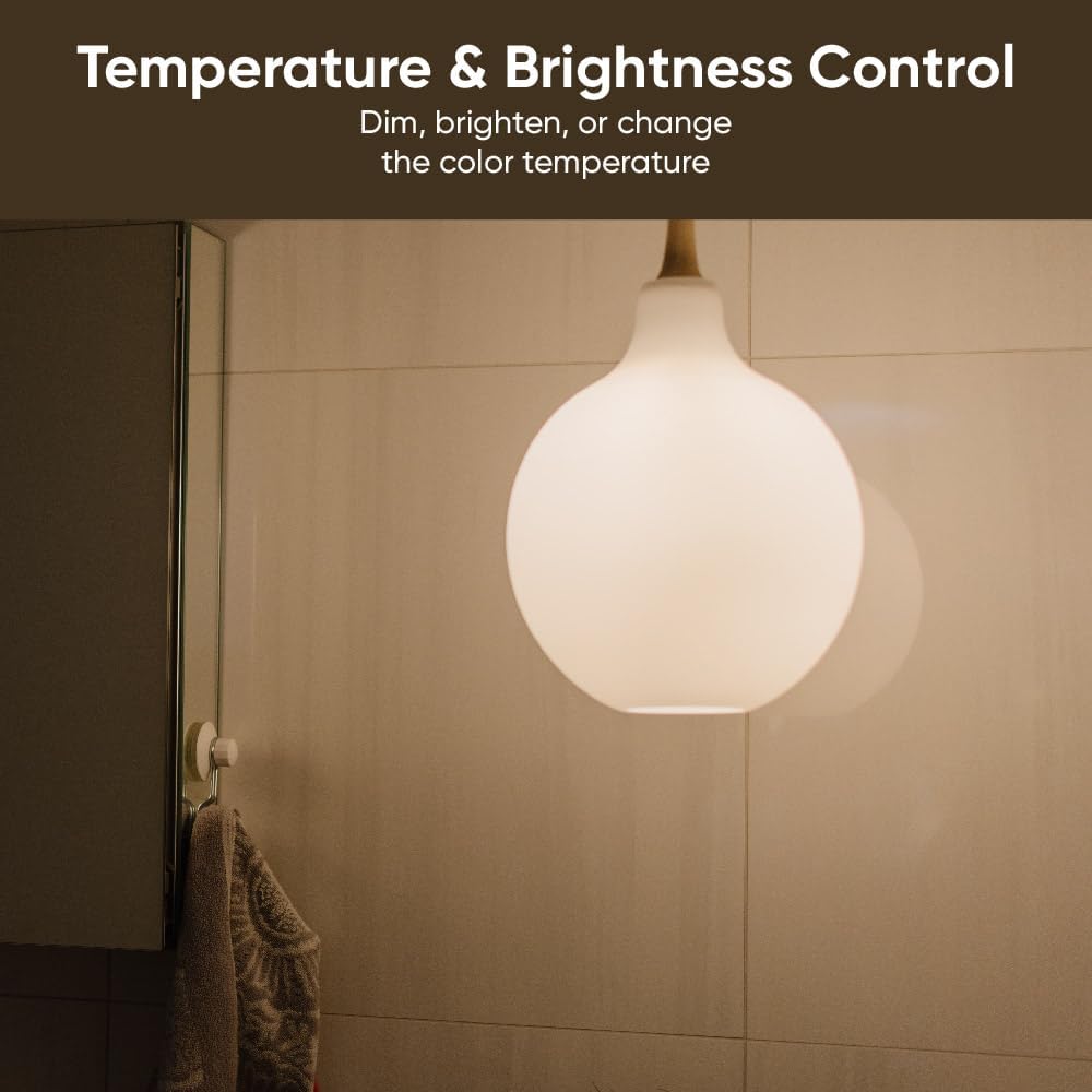 Wyz Bul White 80 Lumen 90+CR WiF Tunable-Whit A1 Smar Ligh Bulb Compatibl wit Alex an Googl Assistant Two-Pack