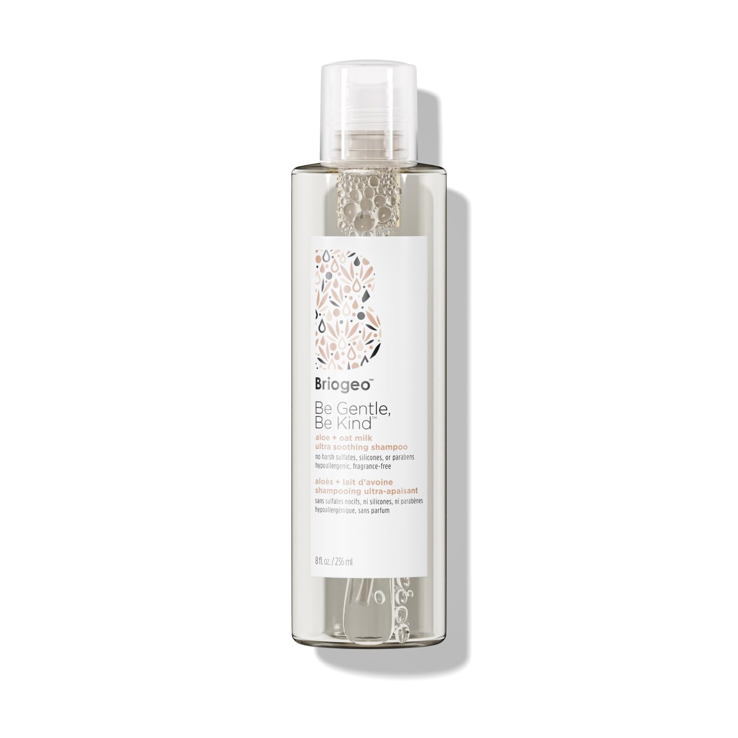 Brioge B Gentle B Kin Alo Oa Mil Ultr Soothin Shampoo Hypoallergeni an Dermatologist-Approve Shampoo Fragranc Free Vegan Cruelty-Free f oz