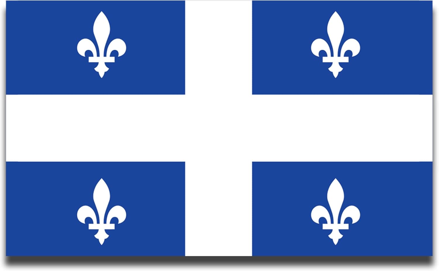 Magne M U Quebe Fla Magnet 4x Inches 46 Flexibl Magneti Decal Heav Dut Viny Magne fo Car Truck SUV Fridge Locker Canadia Provinc Souvenir Mad i USA,