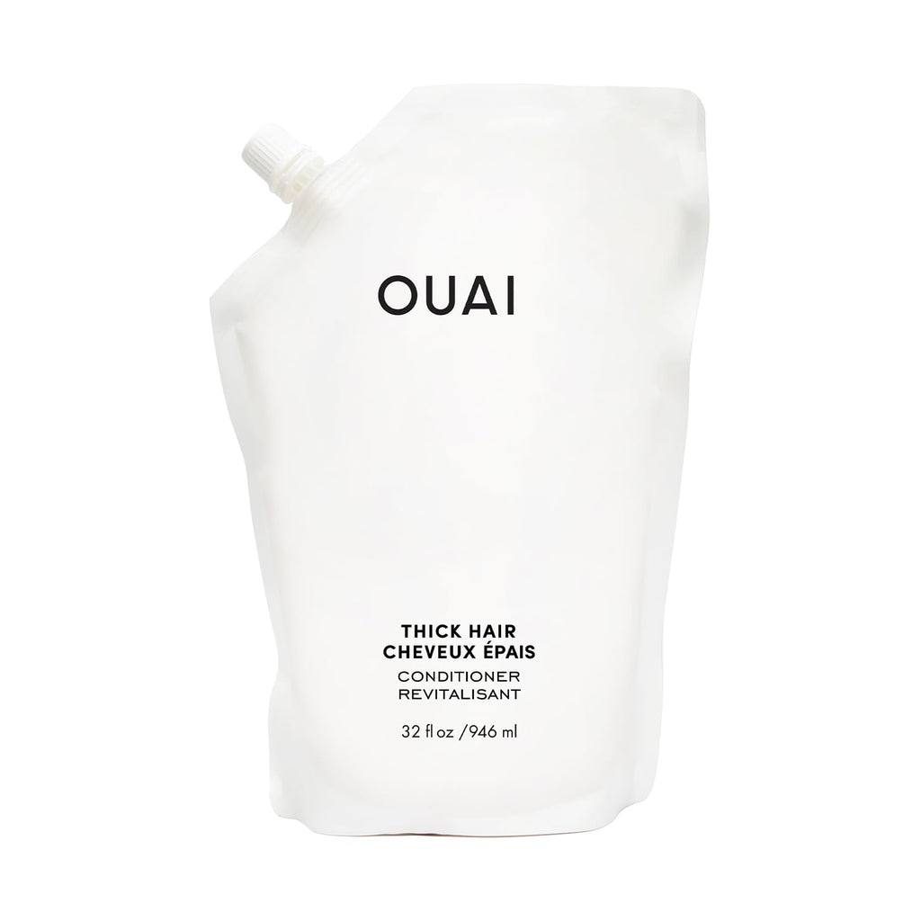 OUA Thic Hai Conditione Refil Moisturizin Conditione fo Dry Frizz Hai Keratin Marshmallo Root She Butte an Avocad Oi Paraben Phthalat Sulfat Fre (3 Oz)