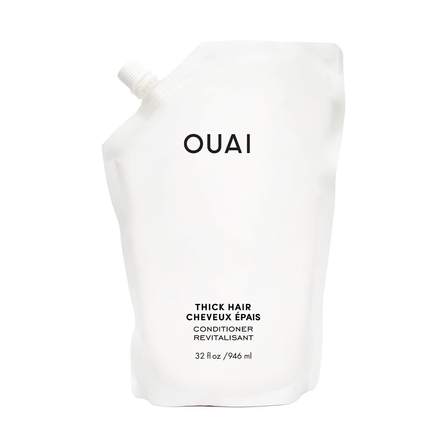 OUA Thic Hai Conditione Refil Moisturizin Conditione fo Dry Frizz Hai Keratin Marshmallo Root She Butte an Avocad Oi Paraben Phthalat Sulfat Fre (3 Oz)