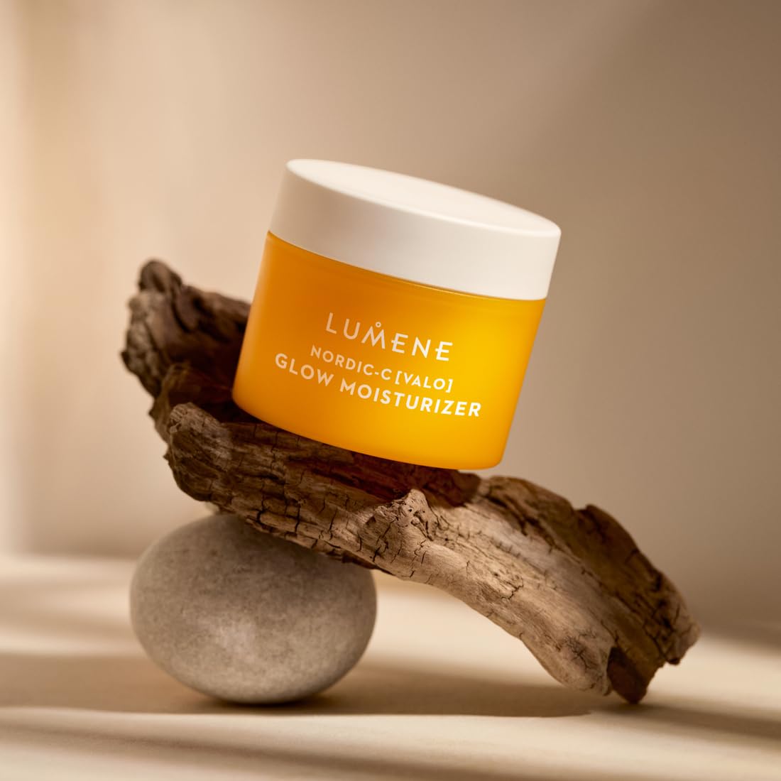 Lumene Nordic-C [Valo] Glow Moisturizer - Radiance Boosting Facial Moisturizer for Dry Skin - Enriched with Hyaluronic Acid Vitamin C to Visibly Brighten + Plump Skin - 100% Vegan Skin Care (1.7 oz)