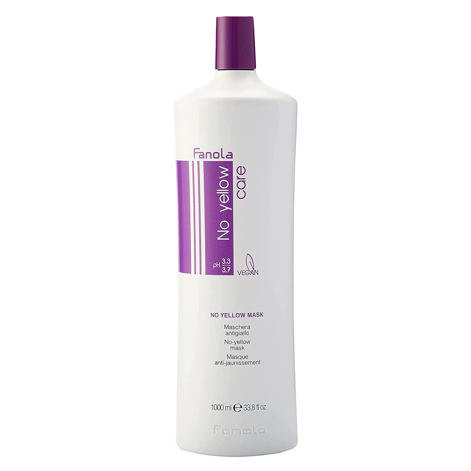 Fanol N Yello Purpl Hai Mas Acidi p Dee Conditionin Hai Mas fo Blonde Bleache Gre Shade Intens Viole Pigmen Neutralize Brass Tone (33. F oz)