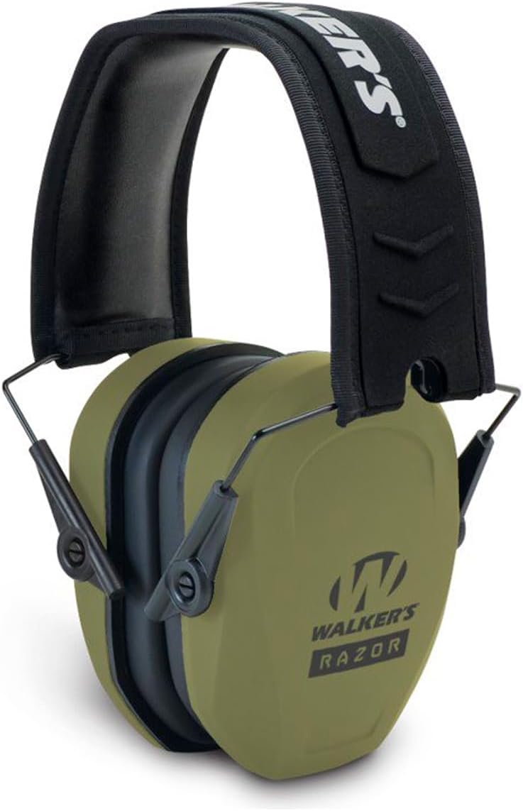 Walker's Slim Passive Earmuff Hearing Protection FDE Come and Take It