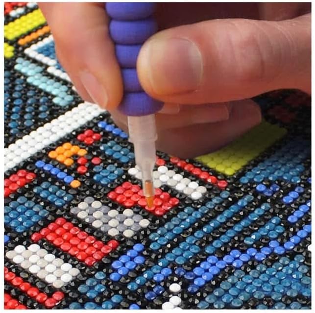 Camelo Dot Marve Collectio o Diamon Face Paintin Ar Kits 12.6inc 15.7inch Captai Americ Firs Avenger