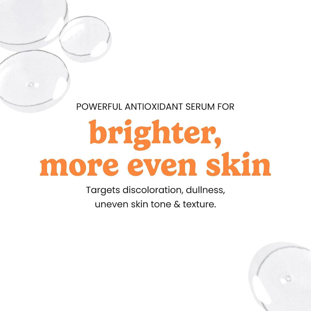 Timeless Skin Care Vitamin C Serum with Vitamin E & Ferulic Acid - Brightening Serum - for Oily & Dry Skin - Fragrance-Free - 4 oz