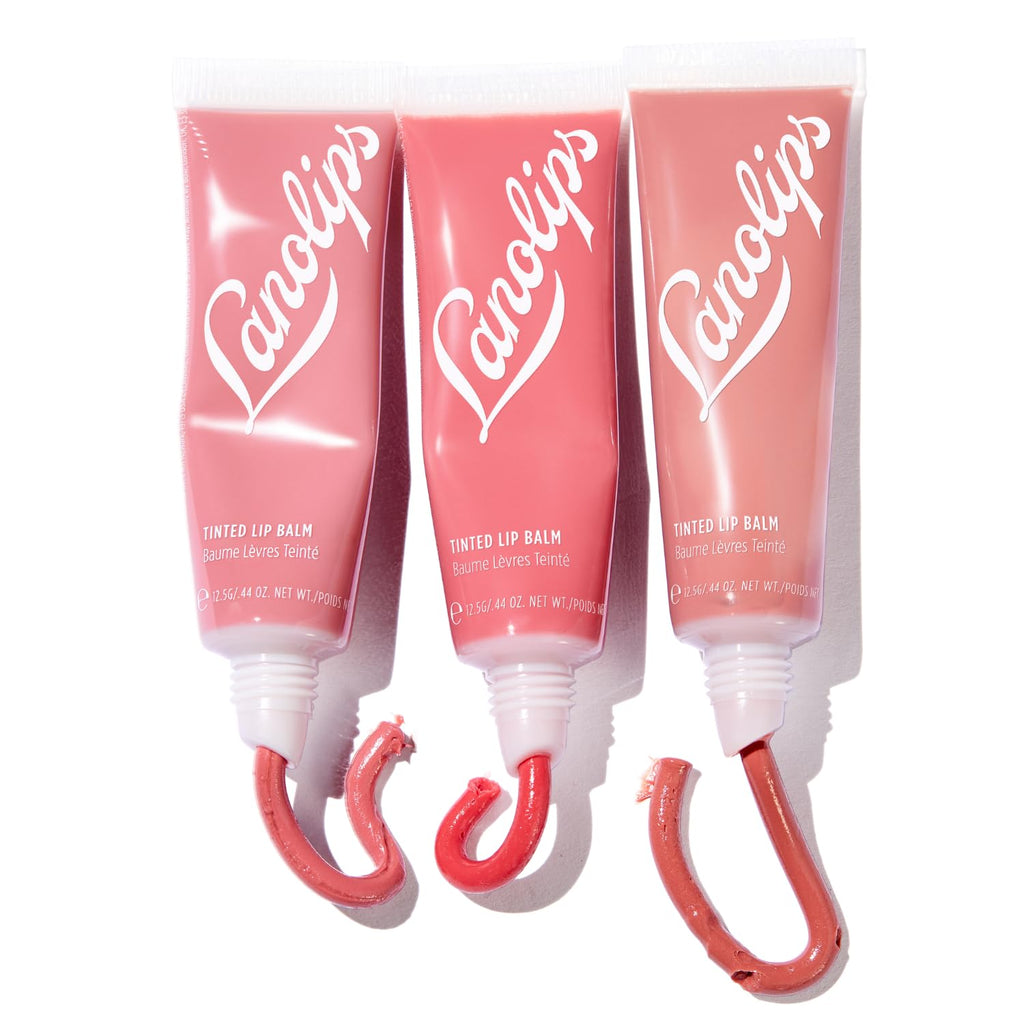 Lanolip Essential Li Tin Gif Se Tinte Lanoli Li Bal Se Hydratin Li Moisturize Ki wit Thre Universa Shade (12.5 0.4 o each)