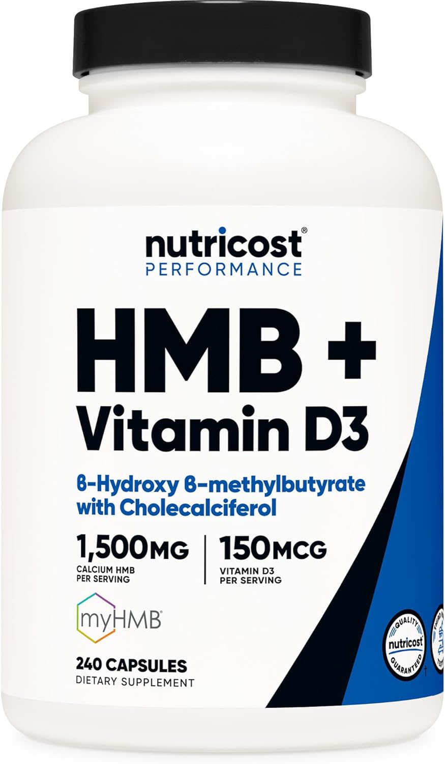 Nutricos HM (1500mg an Vitami D (600 IU Supplemen 24 Capsules 8 Serving Glute Fre an Non-GMO