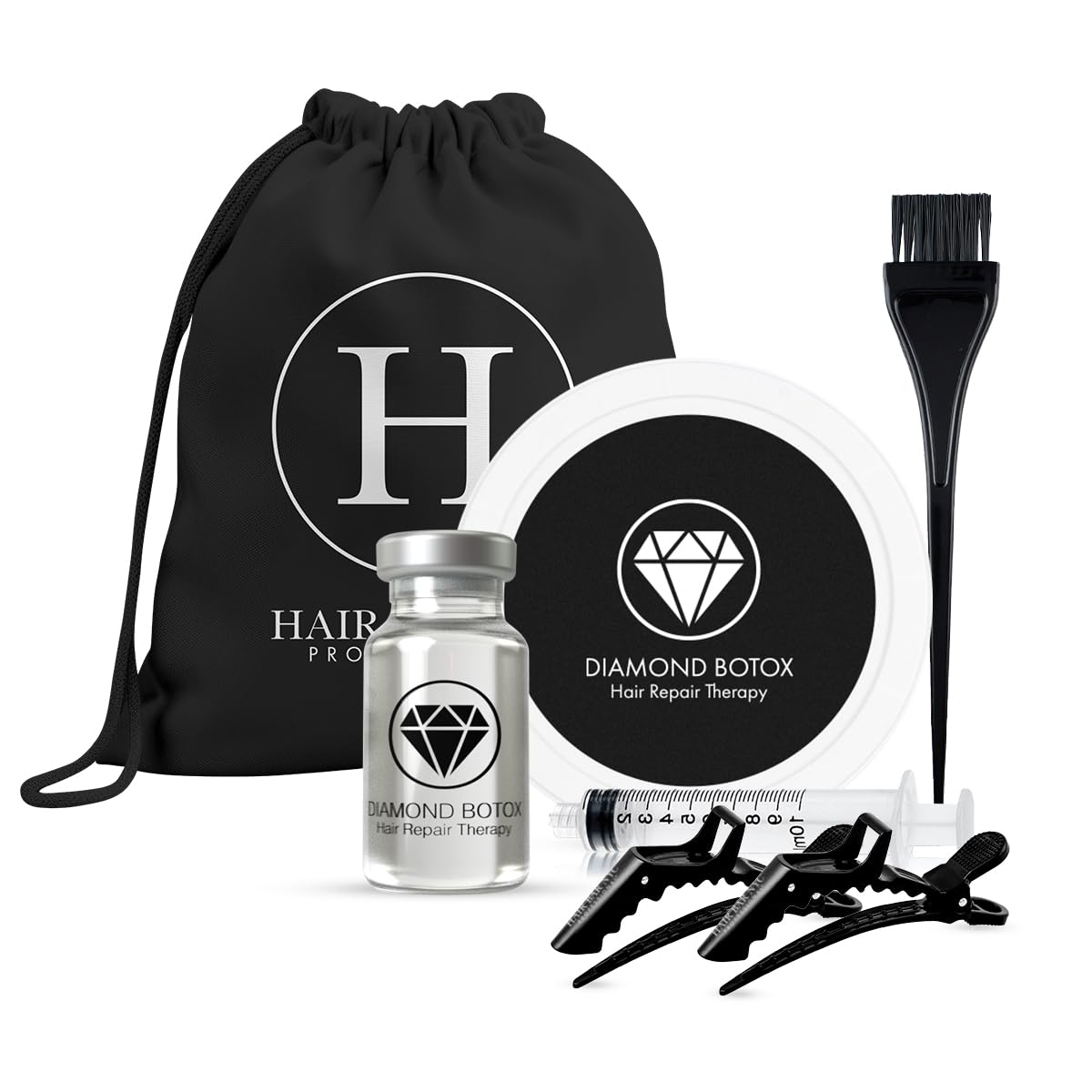Hai Ba NY DI Diamon B0T0 Hai Treatmen Hom Ki Dee Hydratio Spli En Repair Reduce Friz Instantl an Stimulat Follicle t Sto Hai Los (Al Hai Types U t Applications