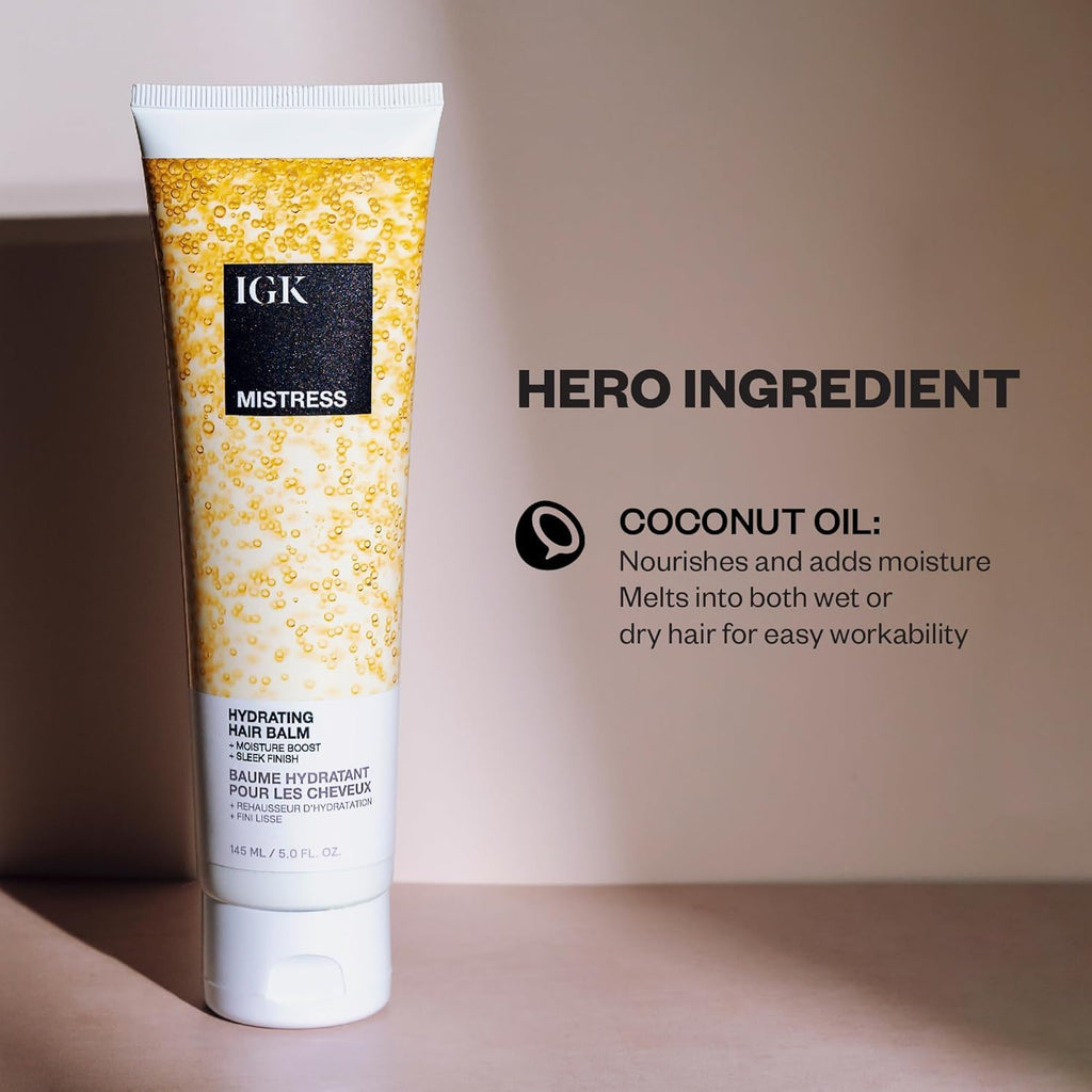 IG Mistres Hydratin Hai Bal Mixe Feeling Leave-I Blond Tonin Drop Ton Brass Hair Nourish Figh Friz  o  oz