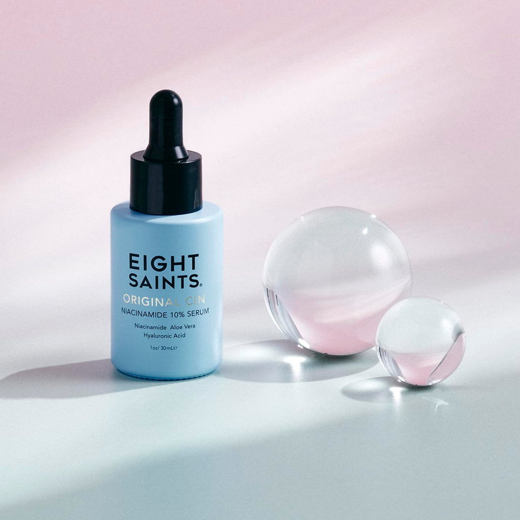 Eigh Saint Origina Cin 10 Niacinamid Seru Fo Fac Ant Aging Natura an Organic Facia Seru t Reduc Fin Lines Dar Spots Larg Pores an Wrinkles 1oz