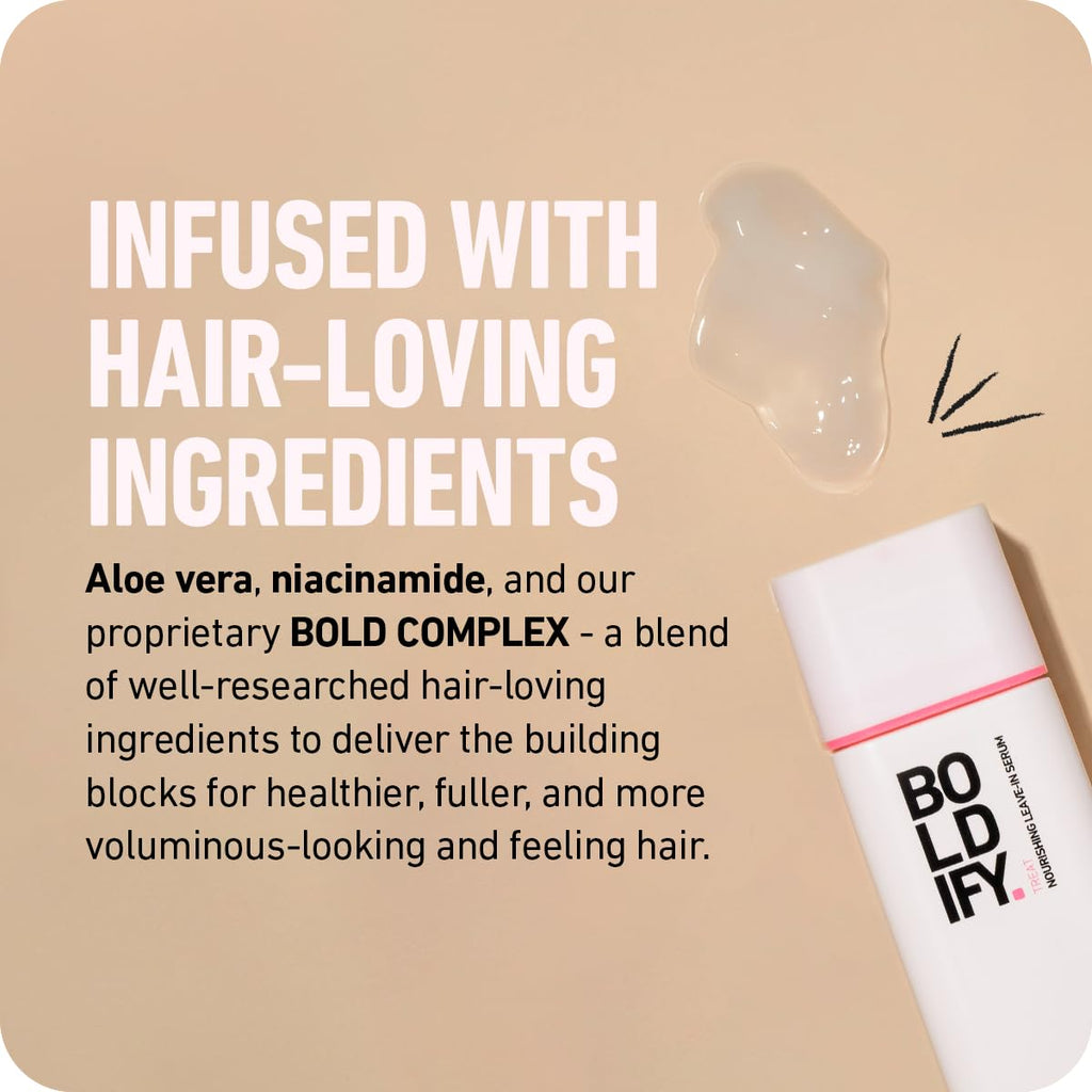 Boldif Leav I Conditione an Hea Protectan Hai Seru fo Blo Dr an Styling Nourishin Leav I Seru fo Wome Me Lightweigh Therma Protectio t 450 wit Biotin