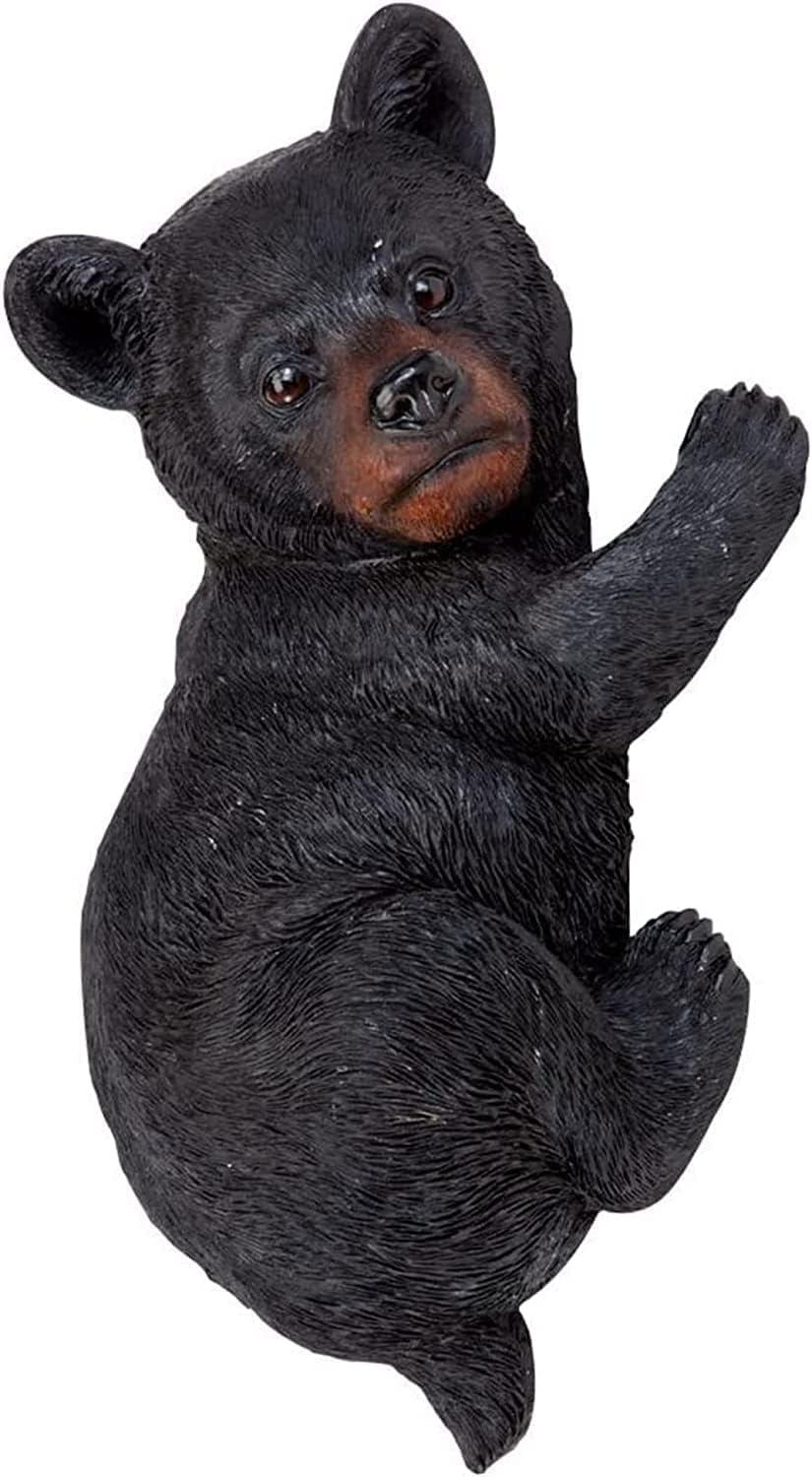 Bit an Piece Bea Cu Tre Hugge Yar Decoration Adorabl Tre Sculptur Outdoo Decoratio Garde Peeke Yar Ar 13-3/4inc 8inch