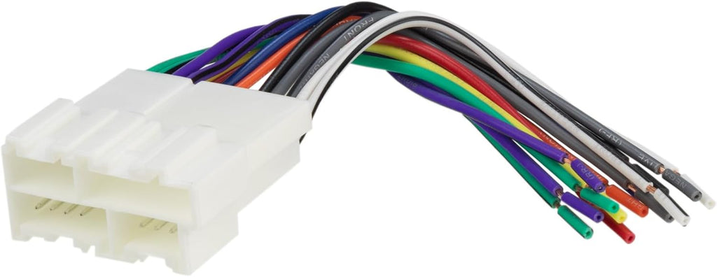 GM02B Car Stereo Wiring Harness with Crimp Connectors Compatible with Select Non-Amplified 1986-2005 General Motors Vehicles - Check Vehicle List in Images to Verify Your Model