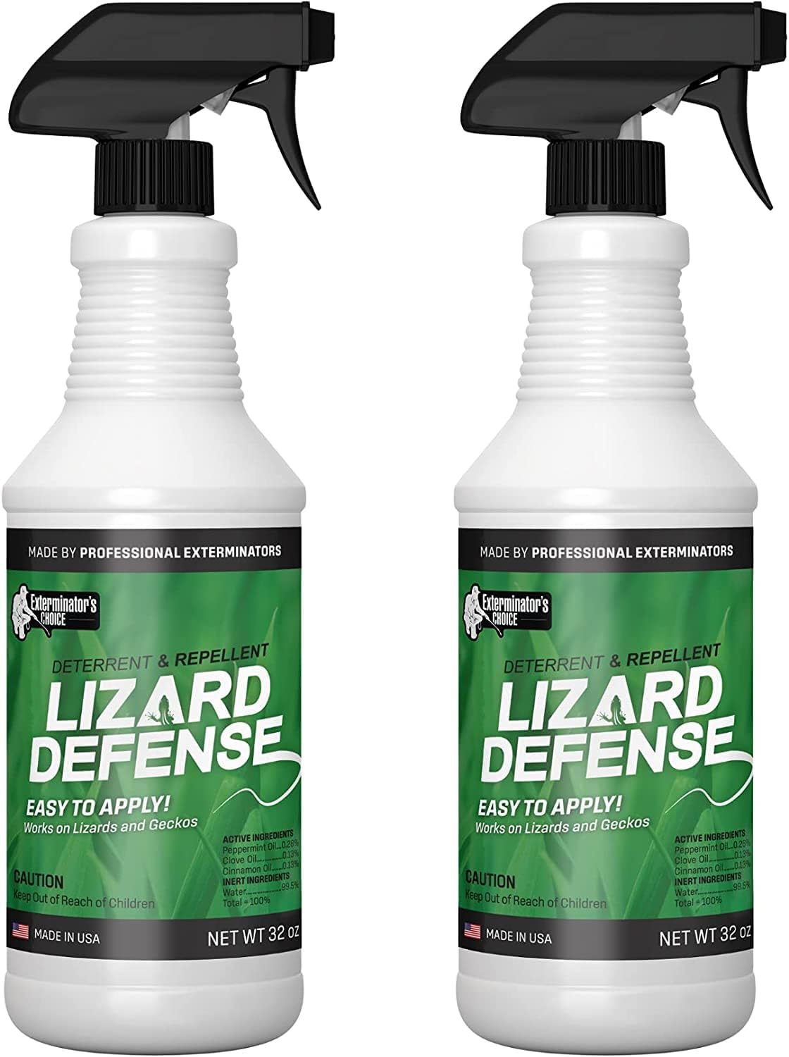 Exterminator Choic Lizar Spra 3 F O Indoo Outdoo Barrie t Dete Gecko Ki Pe Friendl Lizar Contro Spra Dua Pac Longevit fo Extende Coverag t Kee Reptile Away