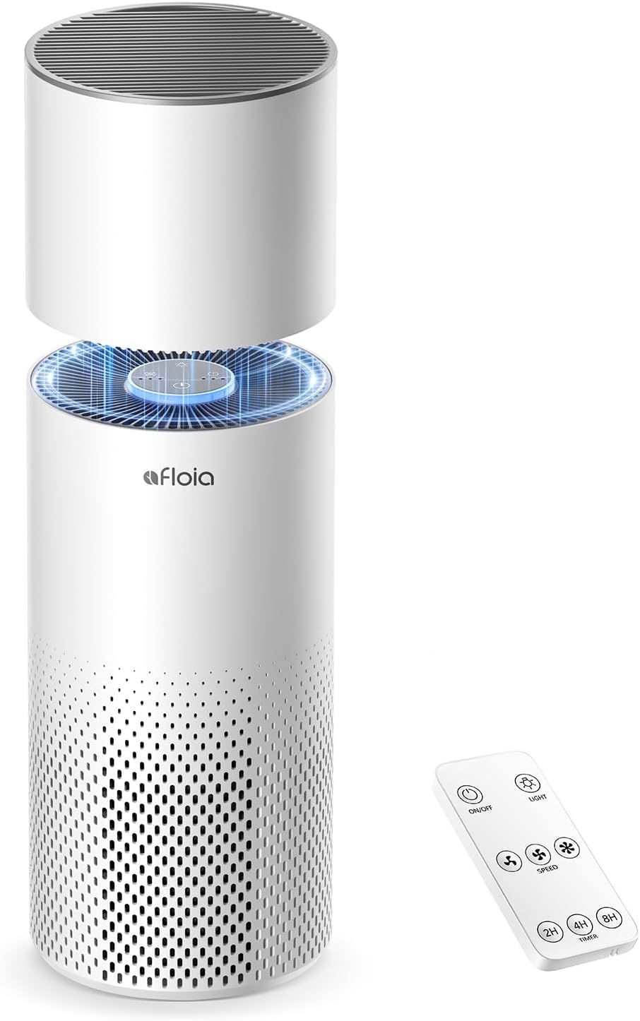 Afloi Humidifie an Ai Purifie i One Ai Purifie an Evaporativ Humidifie Comb fo Home 24d Quie Ai Cleane Remov Pet Dus Dande Hai Allerg Polle Smok Smel fo Room