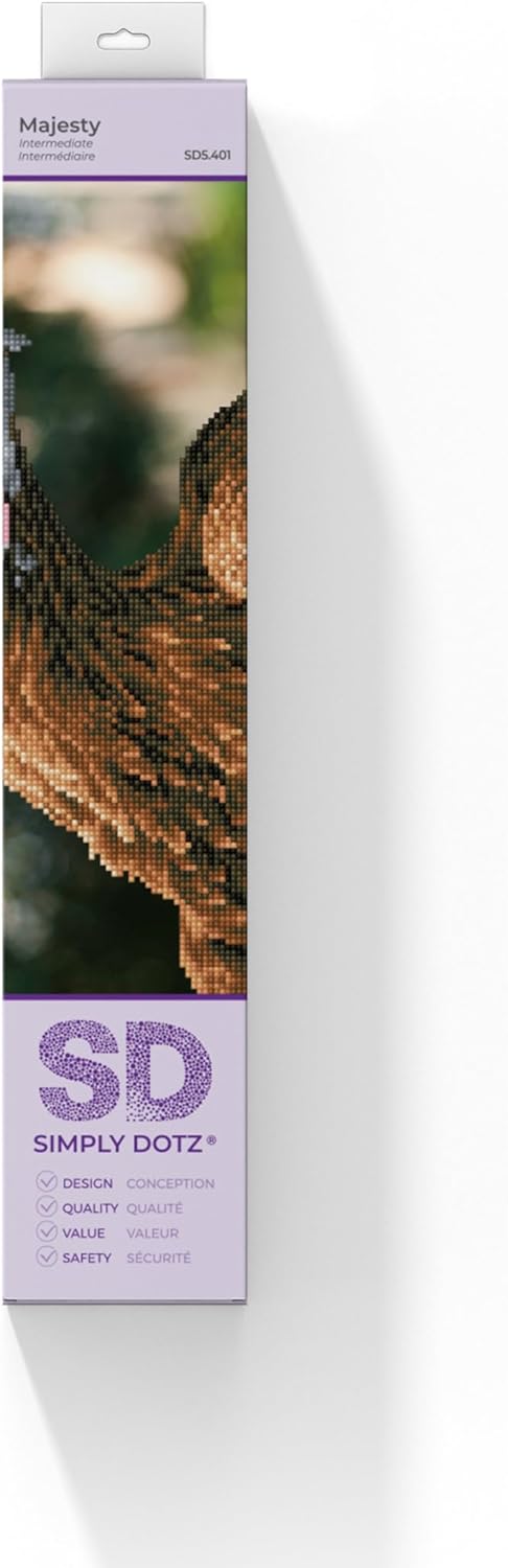 DIAMON DOT Majest Diamon Paintin Kit fo Adult Diamon Ar Kit Relaxin Creativ Craf Ki wit Dot Gem 12.6inchx16.5inch