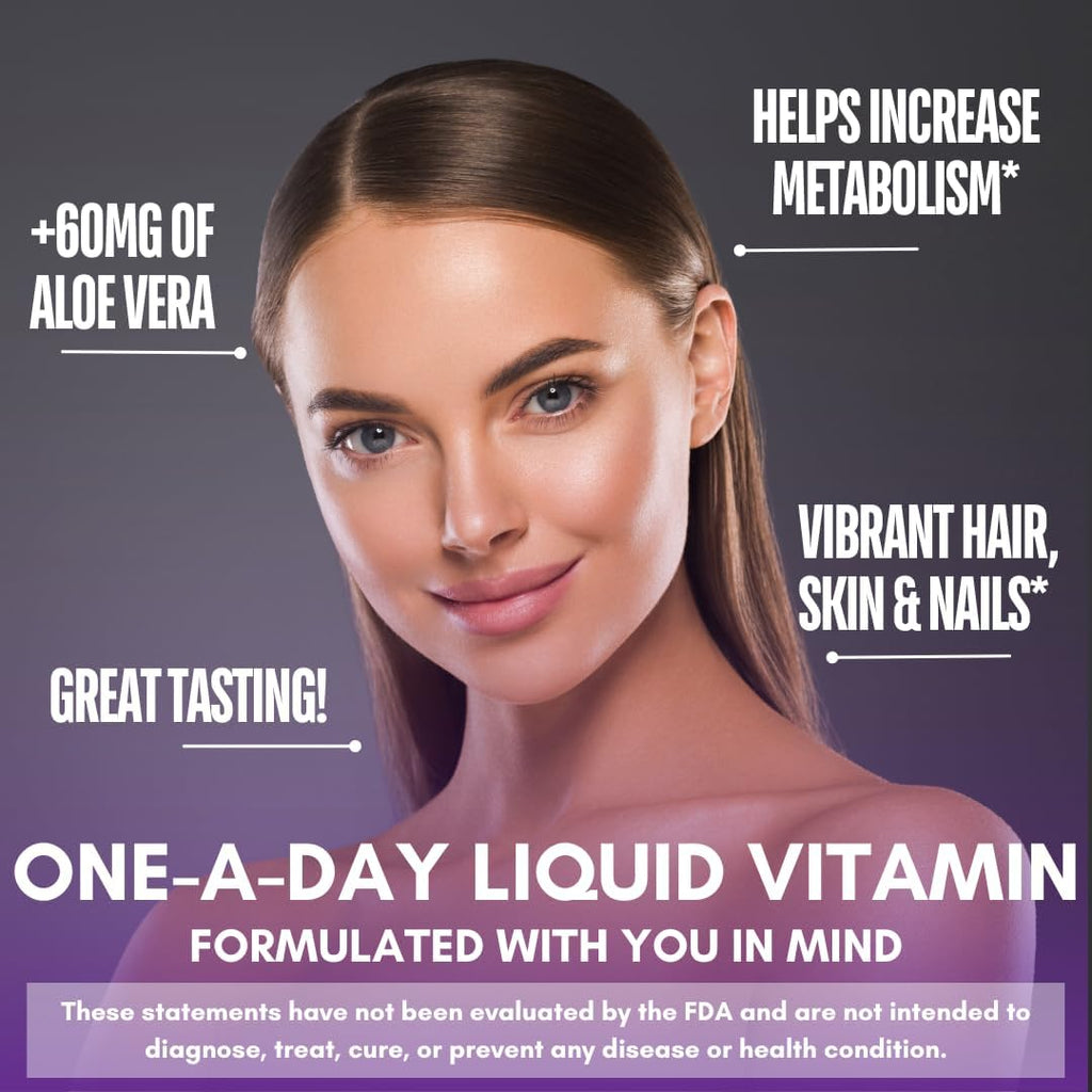 Maximum Strength Liquid Biotin Drops w/ 12,500 MCG ¨C Best Vitamins for Fast Hair Growth, Reduced Hair Loss, Healthy Skin Strong Nails -5X More Potent Than Pills¨C Max Absorption, Vegan¨C 4oz, 30 Serv