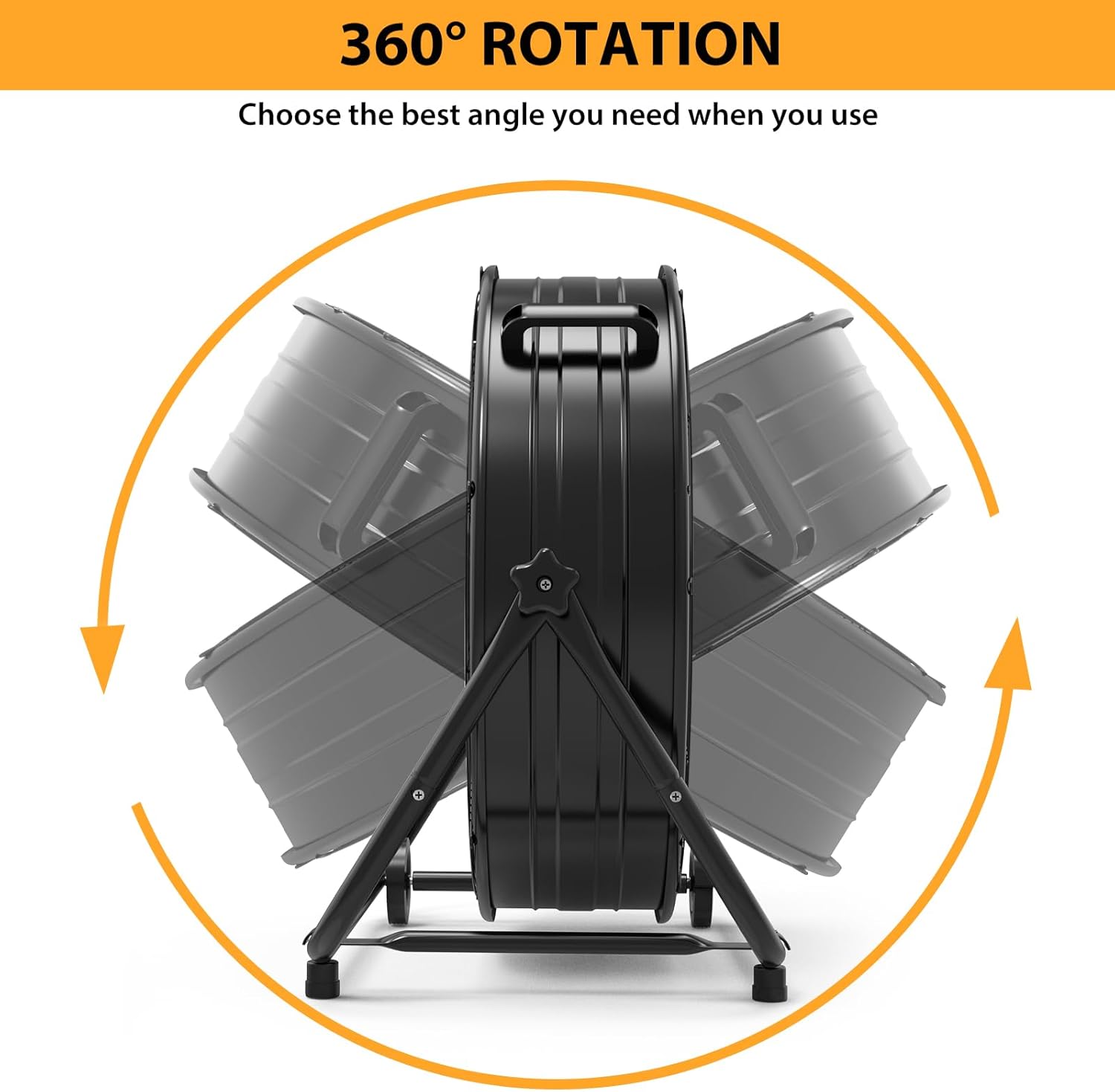 Towallmar 2 Inc Hig Velocit Industria Dru Fan Spee Heav Dut Meta Floo Fan 36 Degre Til Barre Fa fo Warehouse Workshops Garage Factor an Basement