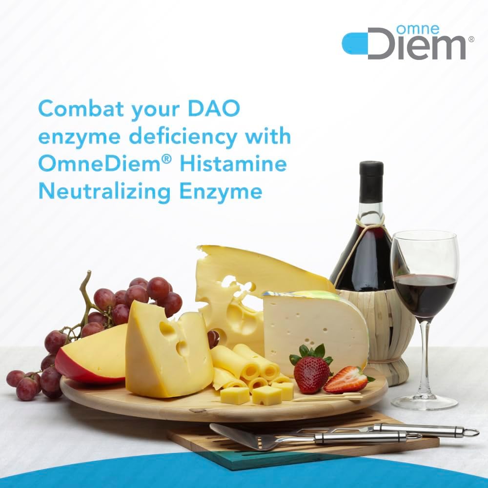 Omn Die Histamin Diges DA 30,00 HD 12 Cap Histamin Neutralizin Enzym Reliev Histamin Intoleranc wit Diamin Oxidase