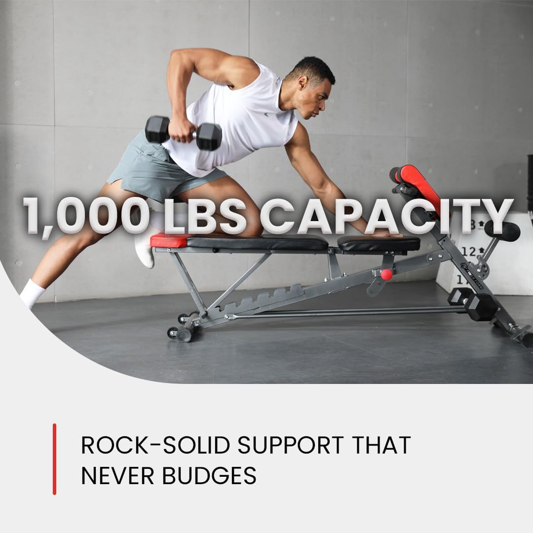 Fine For Multi-Functiona FI Weigh Benc fo Ful All-in-On Bod Workou Hype Bac Extension Roma Chair Adjustabl A Si u Bench Inclin Declin Bench Fla Bench