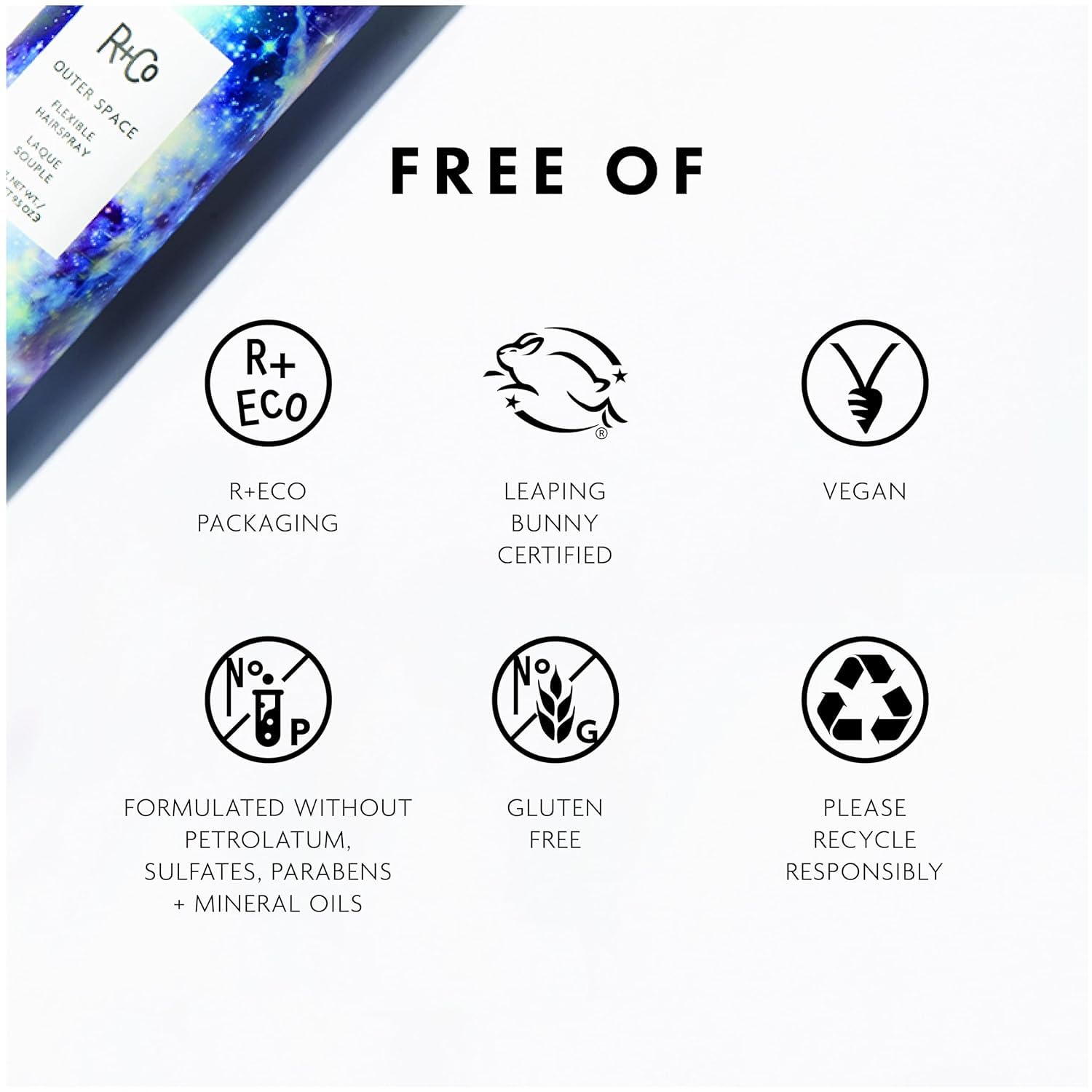 R+C Hai Spra Se fo Volum an Hol Oute Spac Balloo Hairspray Instan Volum an Textur Lightweigh Fo Lon Lastin Hairstyle Vega Cruelty-Fre 9. o  o (Pac o 2)