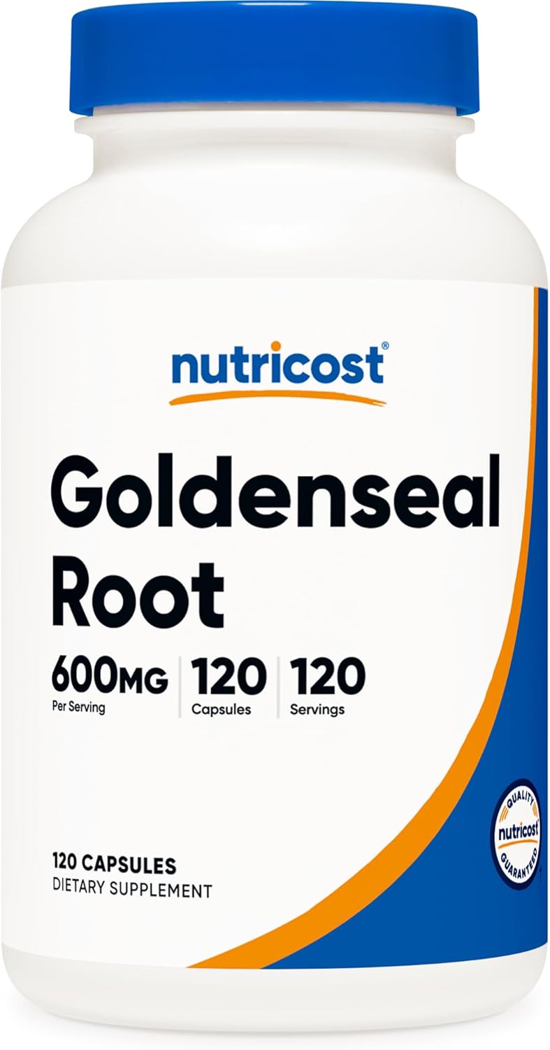Nutricos Goldensea Roo 600mg 12 Capsule Non-GMO Glute Free Vegetaria Capsules