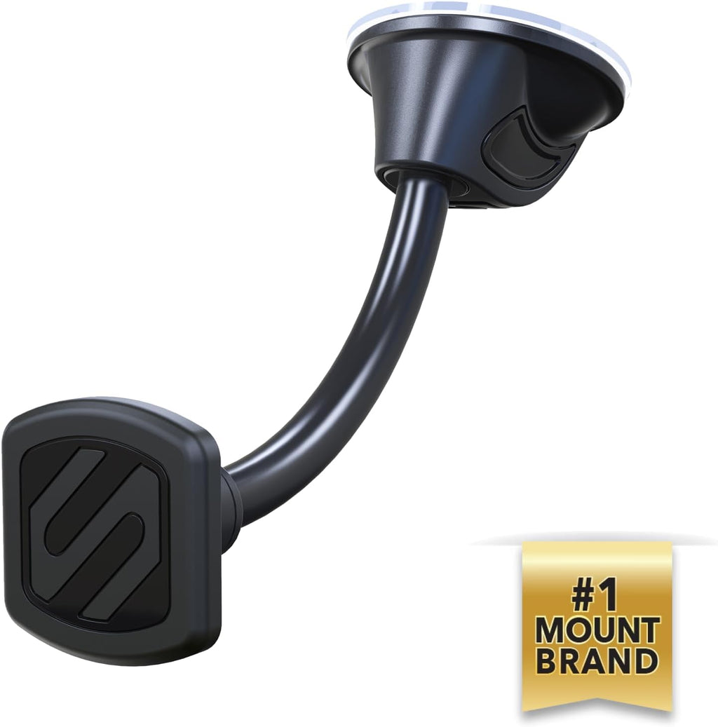MagicMount Magnetic Car Phone Holder - Strong Magnet Mount for iPhone and Android - Secure Magnetic Cell Phone Mount for Window/Dash - Universal 360¡ã Adjustable Mobile Cellphone Holder