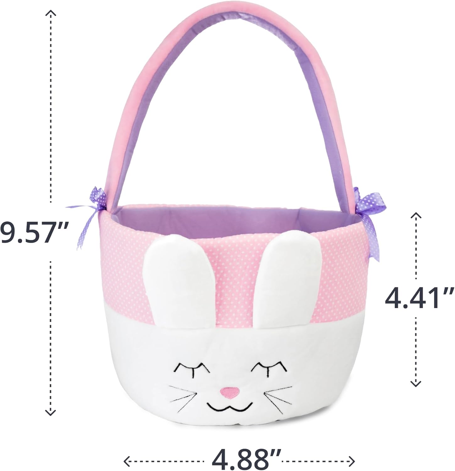 Bunn Easte Baske wit Handl Idea fo Baby' 1s Easter Toddlers Boys an Girl o Al Ages Perfec fo Gift an Treats