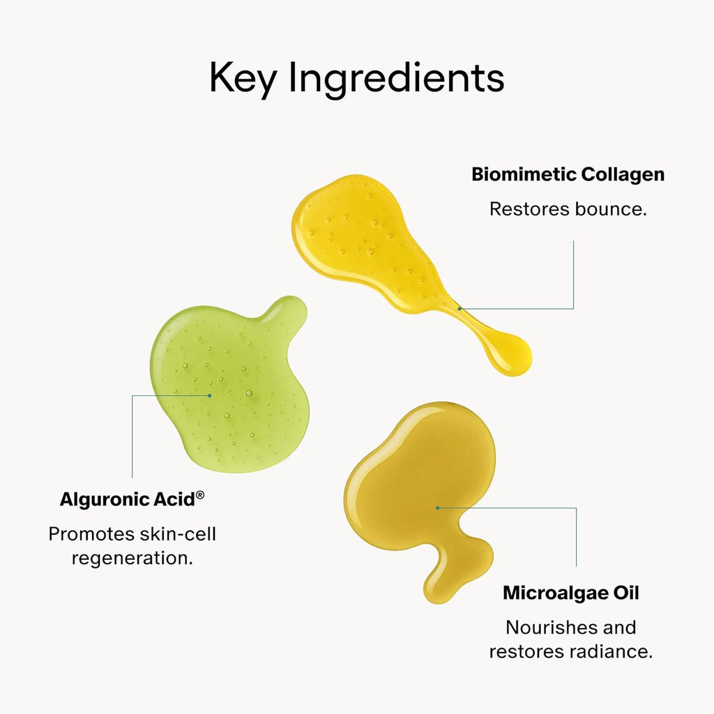 Algenist GENIUS Super Size Liquid Collagen Serum - Firming and Hydrating Face Serum with Collagen + Vitamin E - Helps Visibly Minimize Fine Lines + Wrinkles and Improve Elasticity (2 oz)