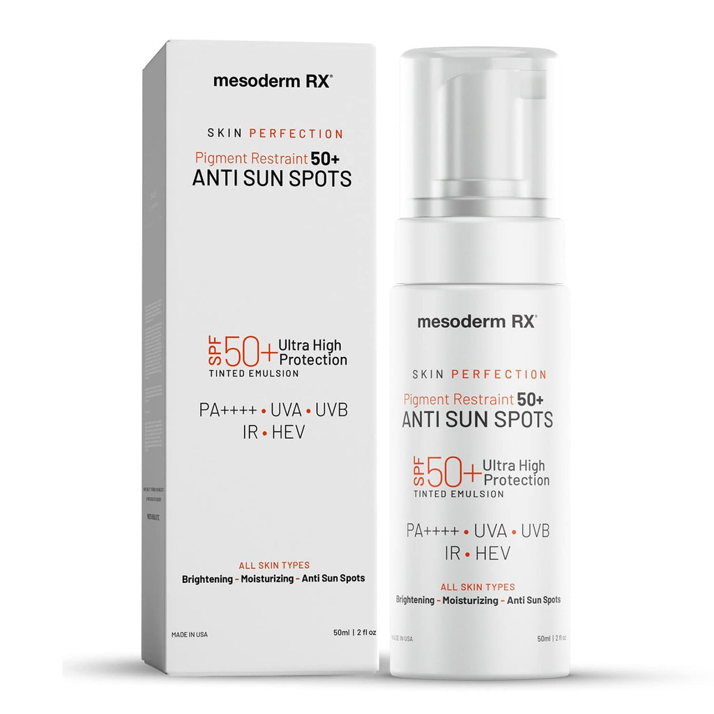 Pigmen Restrain Ant Su Spot Ultr Hig Protectio Pigmen Control-Protect Ski agains Blu Ligh UVB UVA HEV IR-Facia Sunblock 50ml