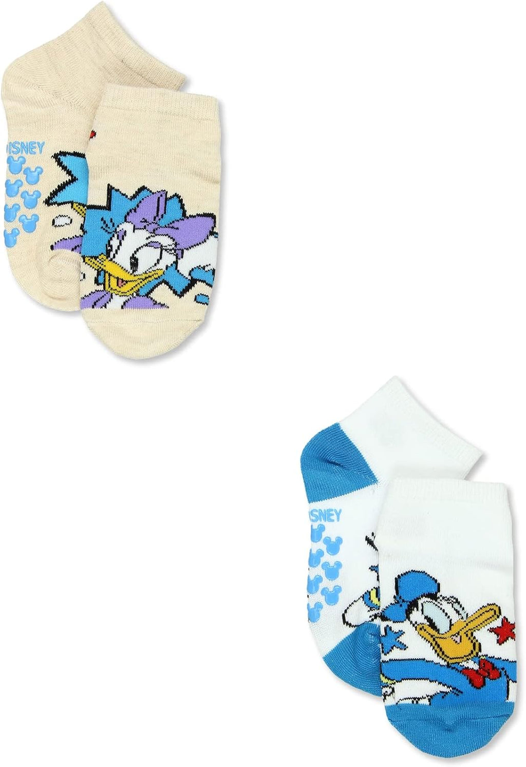 Micke Mous Minni Plut Donal Duc Boy Toddle Pac Grippe Quarte Socks
