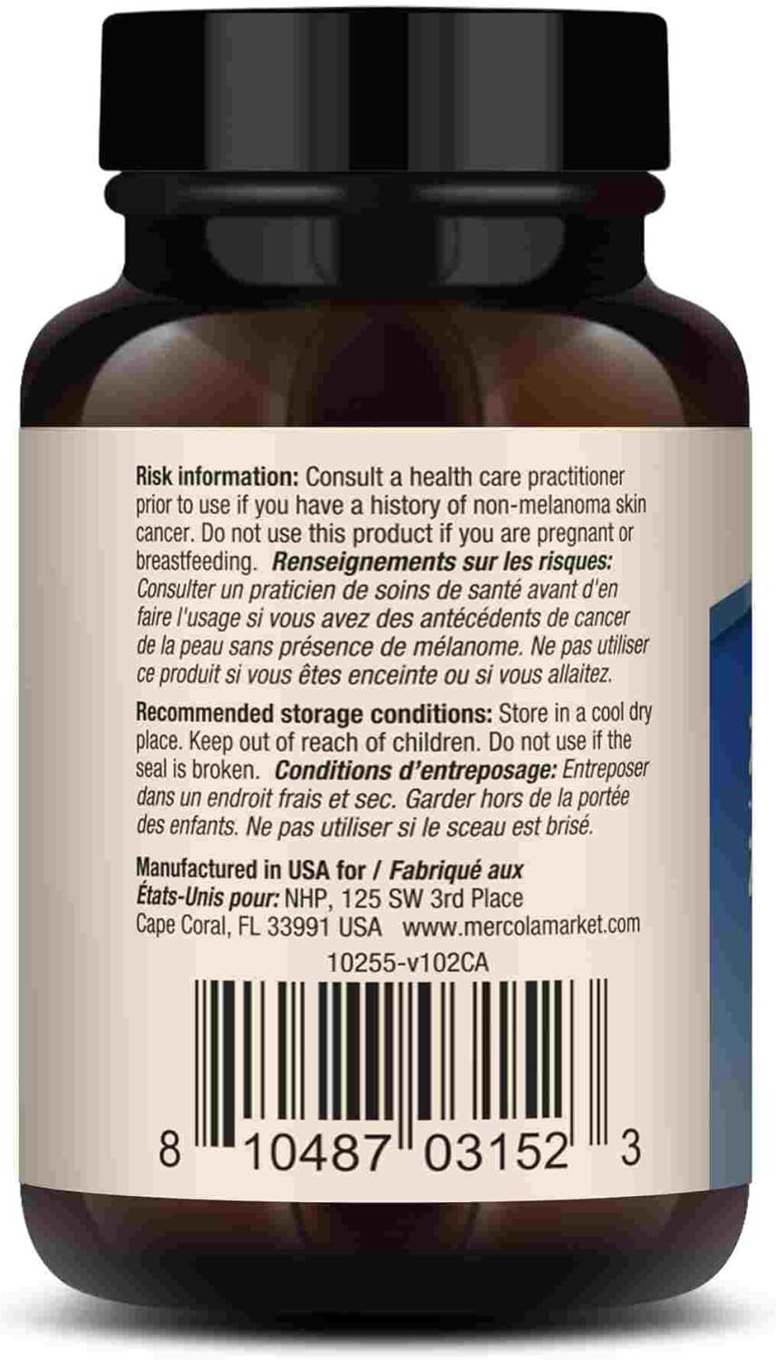 Dr. Mercola Zinc Plus Selenium - Mineral Blend Supplement - for Immune, Brain & Respiratory Support - Contains Zinc Glycinate Chelate & Copper - GMO-Free & Gluten-Free - 90 Capsules (90 Servings)