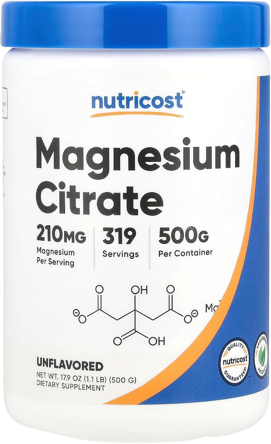 Nutricos Magnesiu Citrat Powde (Unflavored 50 Gram)