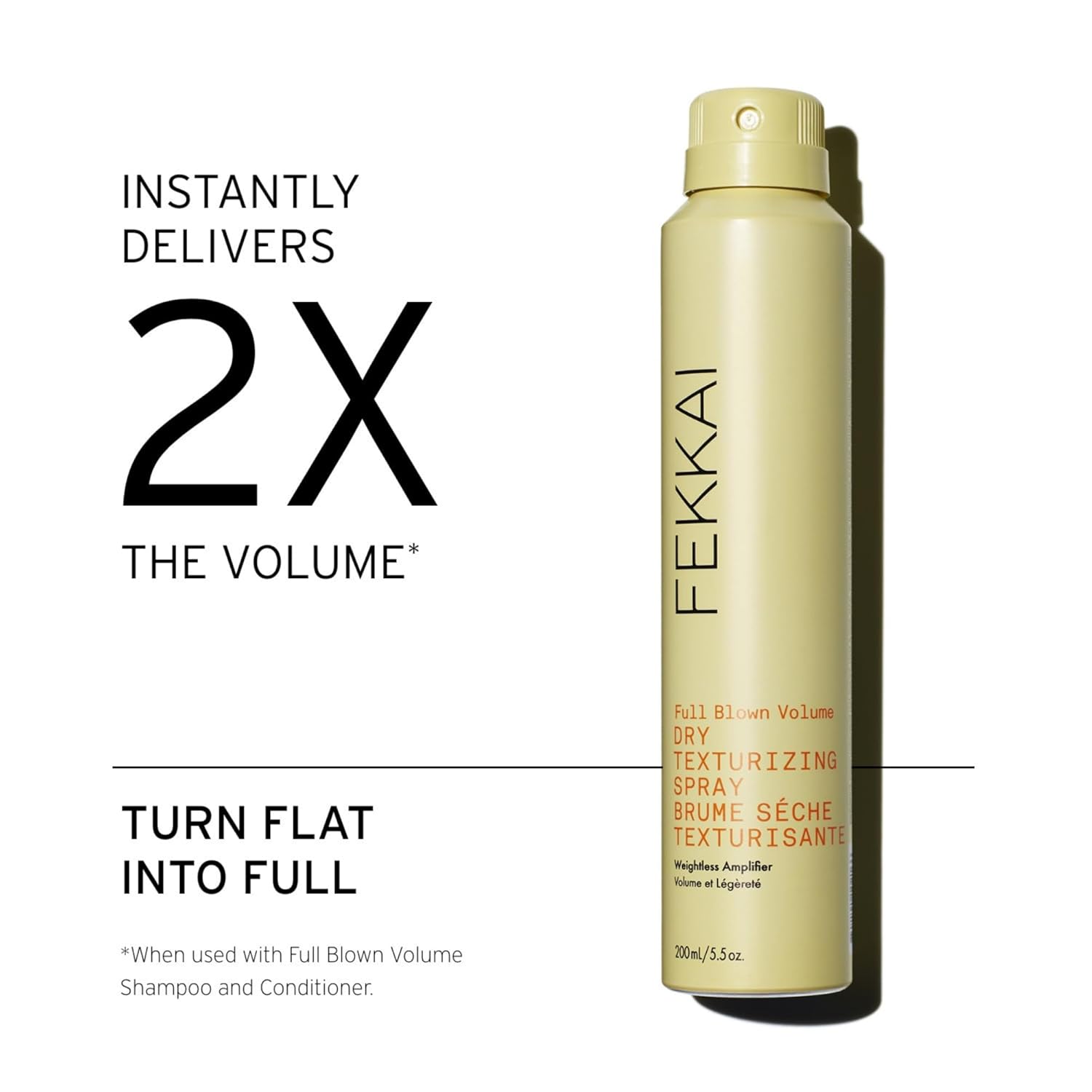 Fekka Ful Blow Volum Texturize 5. oz Pac o  Dr Texturizin Spra Deliver 2 th Volum fo U t Hour Fre o Sulfates Parabens Phthalate Vegan Cruelty-Free