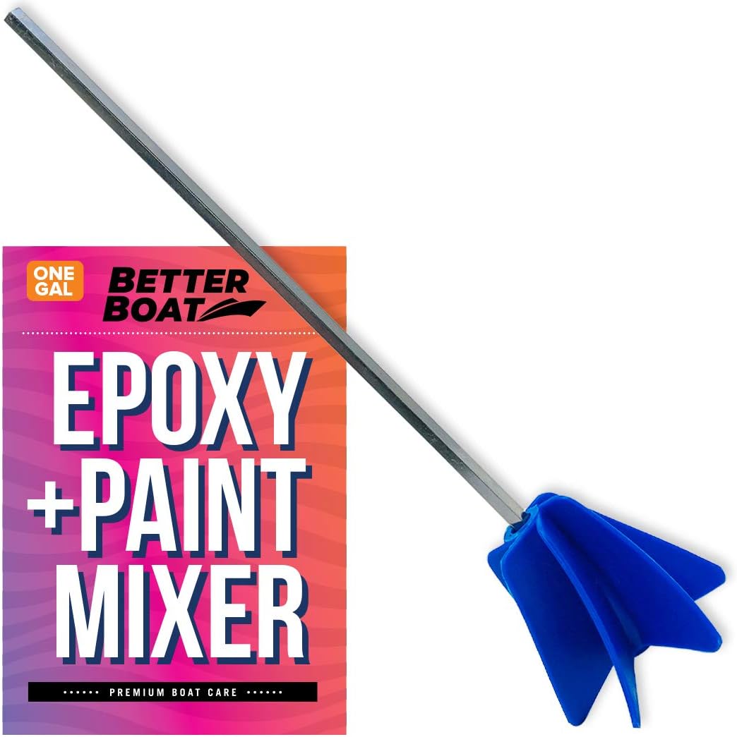 Pain Mixe fo Drill Epox Resi Mixer Pain Stirre Dril Attachmen fo Quar o Gallon Mu Mixin Tools Craftin Paddl Attachment
