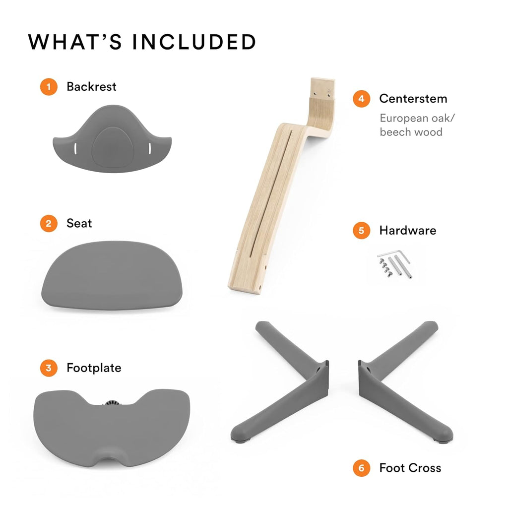 Nom Chai b Stokke Whit Inspire Activ Sittin Tool-Free Seamles Adjustabilit Include Stabl Footres Anti-Til Wheel Hold U t 33 lbs