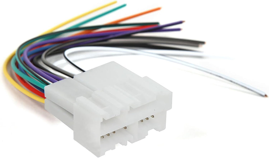GM02B Car Stereo Wiring Harness with Crimp Connectors Compatible with Select Non-Amplified 1986-2005 General Motors Vehicles - Check Vehicle List in Images to Verify Your Model