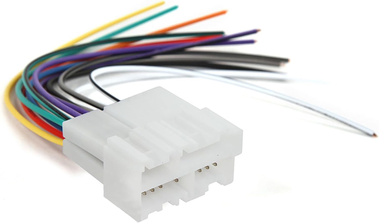 GM02B Car Stereo Wiring Harness with Crimp Connectors Compatible with Select Non-Amplified 1986-2005 General Motors Vehicles - Check Vehicle List in Images to Verify Your Model