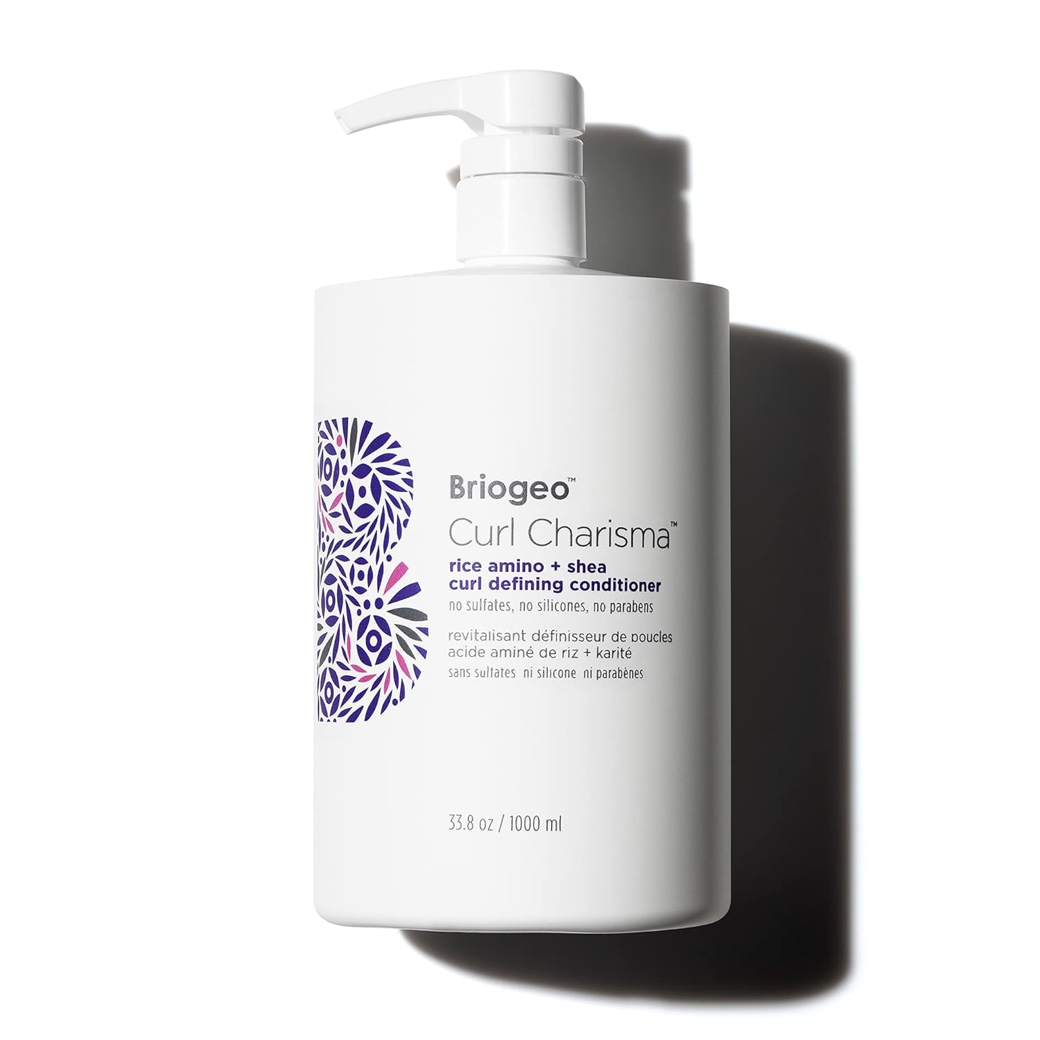 Briogeo Curl Charisma Rice Amino + Avocado Hydrating Conditioner, Define and Moisturize Wavy, Curly, and Coily Hair, Minimize Frizz, Sulfate-free, Vegan, Cruelty-Free