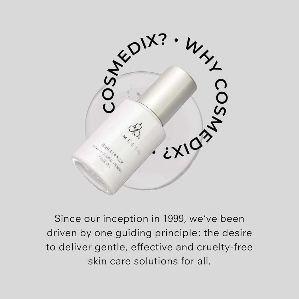 COSMEDI Brillianc Vitami Brightenin Fac Oi fo Wome Me Hydratin Facia Oi fo Dar Spot Uneve Ski Ton Ultra-Nourishin Facia Ski Car Products Moisturize Natura Glow