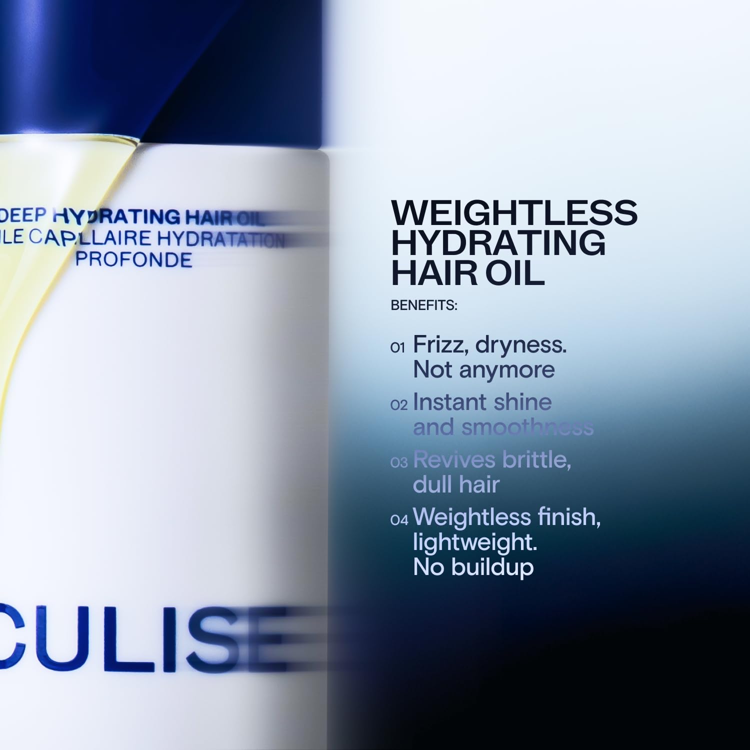 Korea Dee Hydratin Hai Oi fo Dr Damage Frizz Hai 100m 3. f o (Larg Size Lightweigh Nourishin Oi fo Friz Control Shine Spli End Repair Hea Protectant Al Types