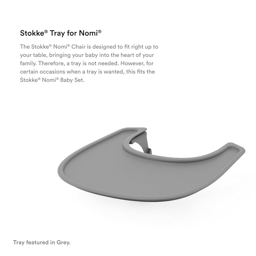 Stokk Tra fo Nomi Whit Easil Mount o Stokk Nom Bab Se Dishwasher-Safe Food-Grad Plastic