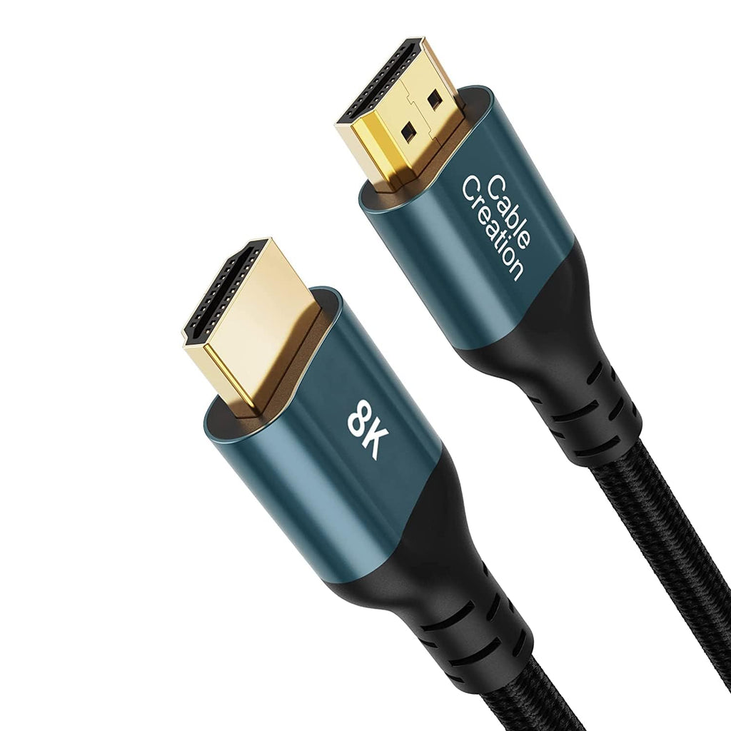 8K HDMI Cable 10ft, 48Gbps for PS4, HDTV, Monitor, Project, Support eARC, eARC HDR HDCP 2.2 2.3