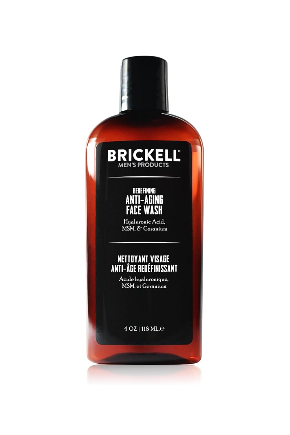 Brickel Men' Redefinin Anti-Agin Fac Was Fo Men Natura an Organic Foamin Ge Fac Was Firm Plump Ski t Reduc Sign o Agin (Scented oz)