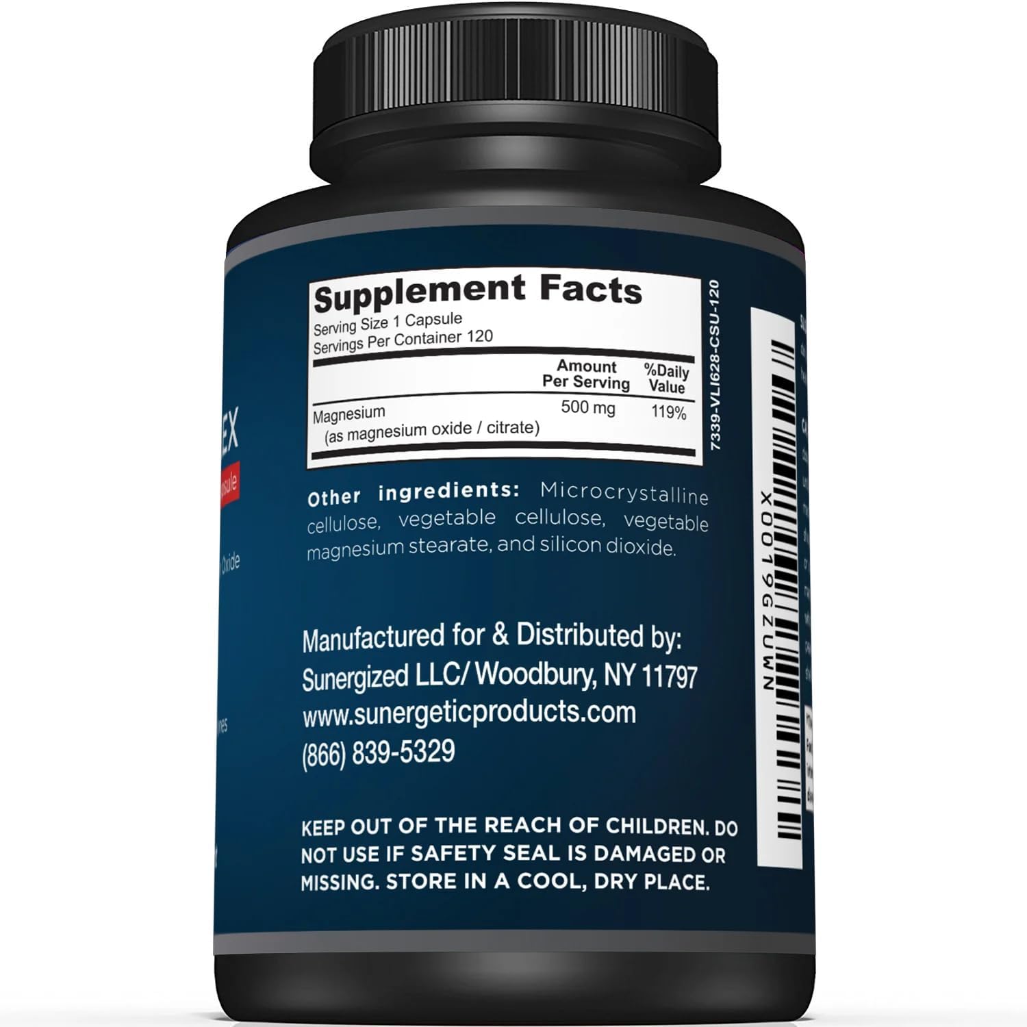 Premiu Magnesiu Citrat Capsule Powerfu 500m Magnesiu Oxid Citrat Supplemen Help Suppor Health Bones Muscles Teeth Energ Relaxatio 12 Vegetabl Capsules