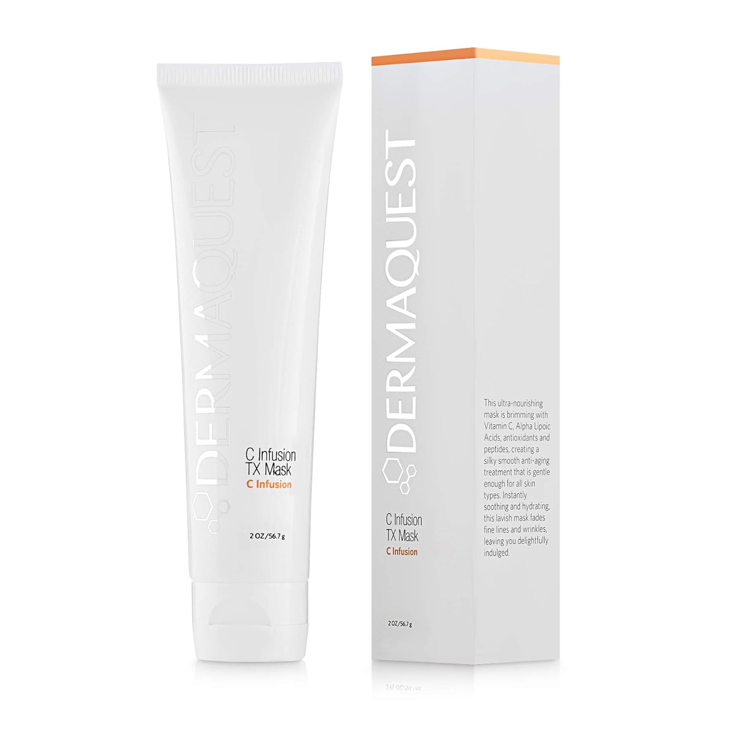 DermaQues Infusio T Ant Agin Vitami Fac Mas Brightenin Energizin Por Minimizin Facia Mas Fo Wome Me (2oz)