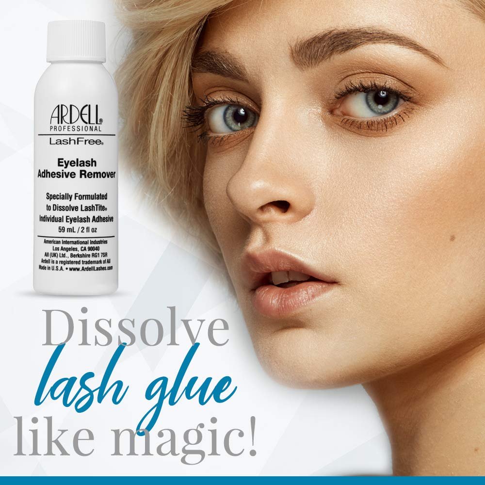 Ardell LashFree Lash Remover - Gentle Lash Glue Remover for Lash Extension, Eyelash Adhesive Remover Gel, Professional Lashes Care Solution