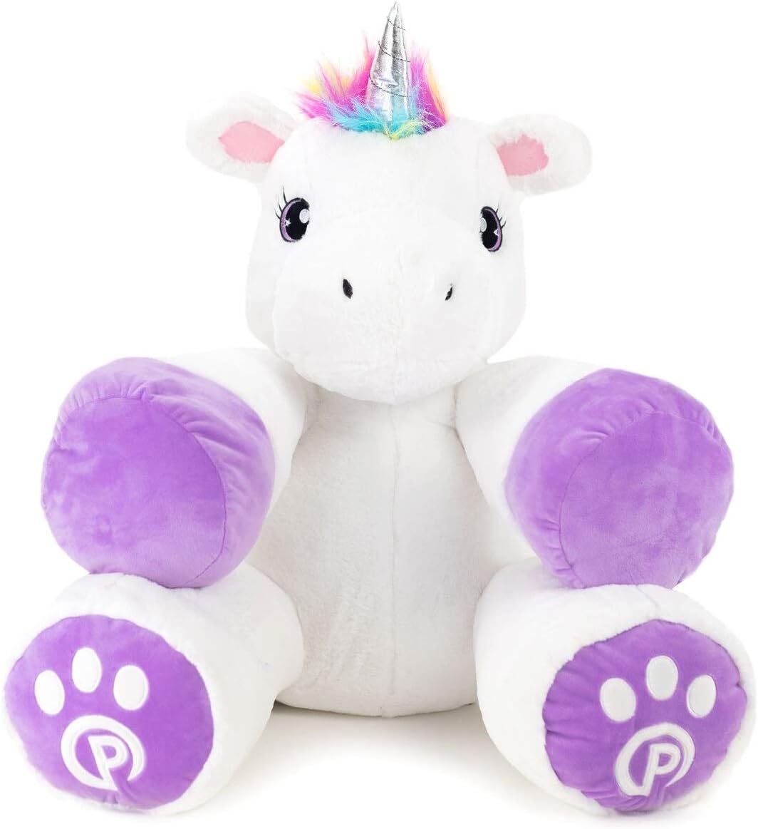 Plushible Poppy The Unicorn Stuffed Animal, 44inch Plush Unicorn Toy for Girls & Boys - Machine Washable Plush, Soft Stuffed Animal Toy, Gift's Day Gift for All