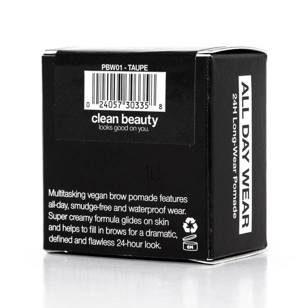 Palladio Brow Pomade Waterproof, 24 Hour Wear, Smudge Proof and Sweat Resistant Formula, Super Creamy Formula Glides on And Helps to Fill in Brows for a Dramatic, Defined, Flawless Look (Taupe)